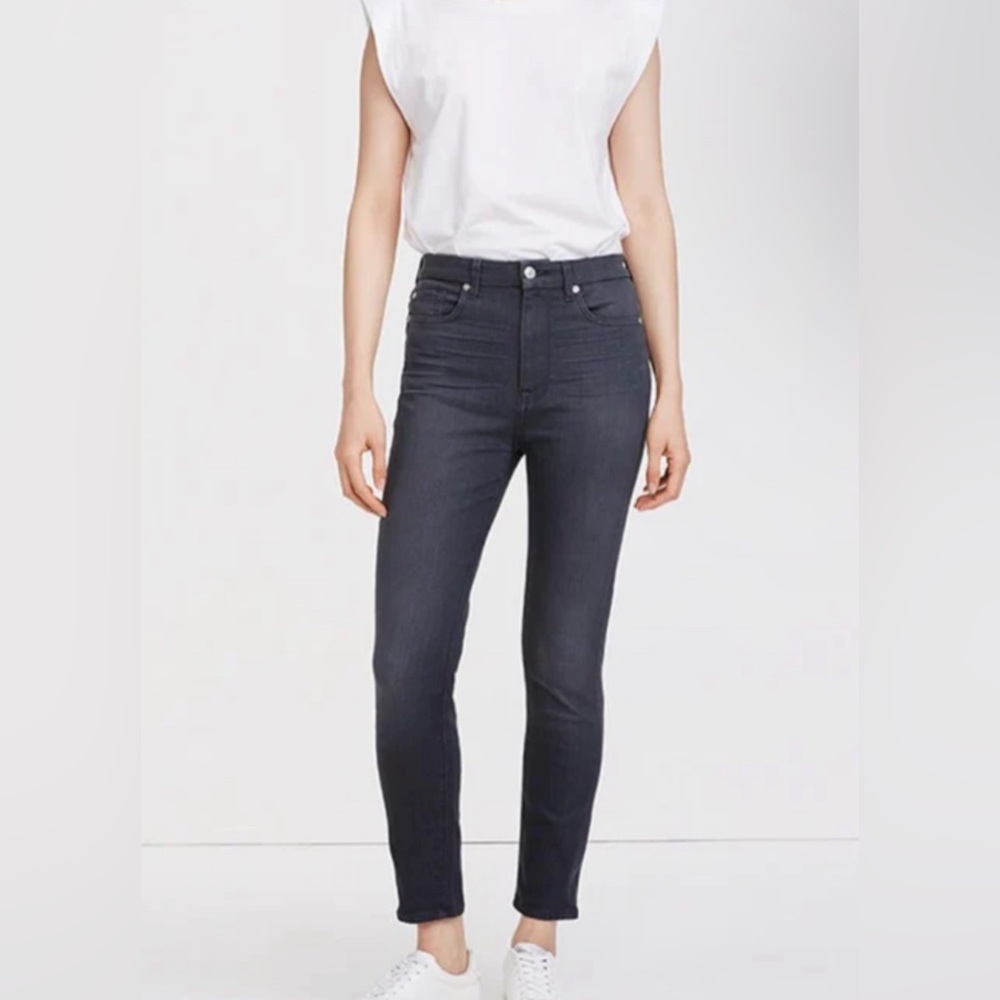 7 For All Mankind Jeans Women's Size 28 Grey B(Air) High Waist Ankle Skinny